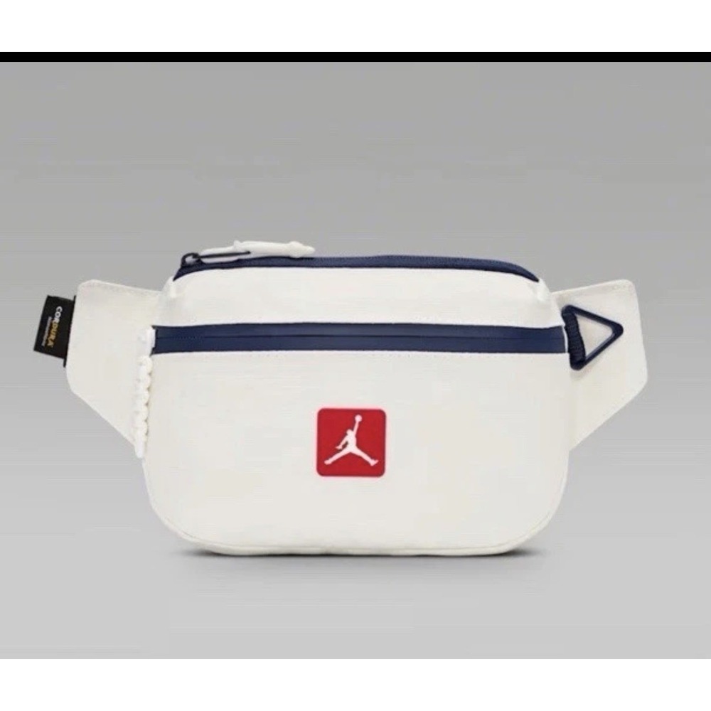 Nike‎ Jordan Jumpman Fanny Waist Pack Black Crossbody Belt - White,blue,red